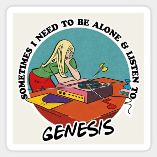 Genesis / 60s Rock Obsessive Fan Gift Magnet